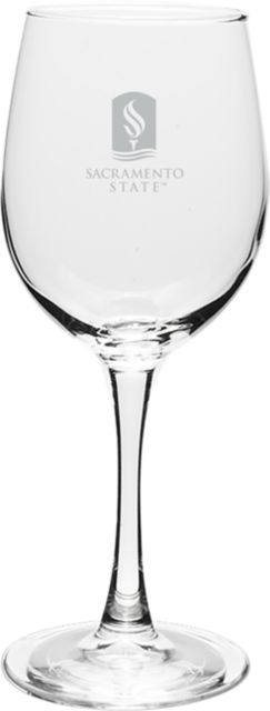 Sacramento State 12 oz. Wine Glass