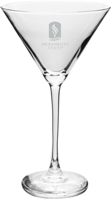 Sacramento State 10 oz. Martini Glass