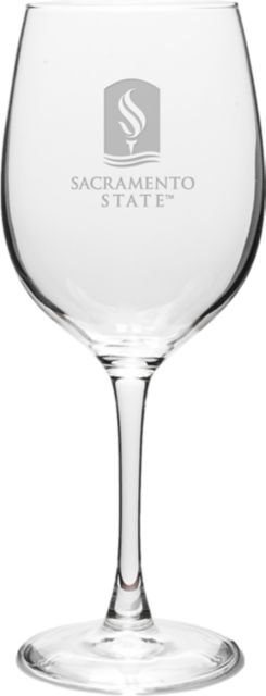 Sacramento State 16 oz. Wine Glass
