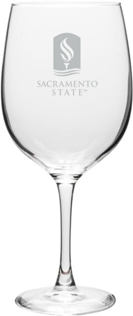 Sacramento State 19 oz. Wine Glass