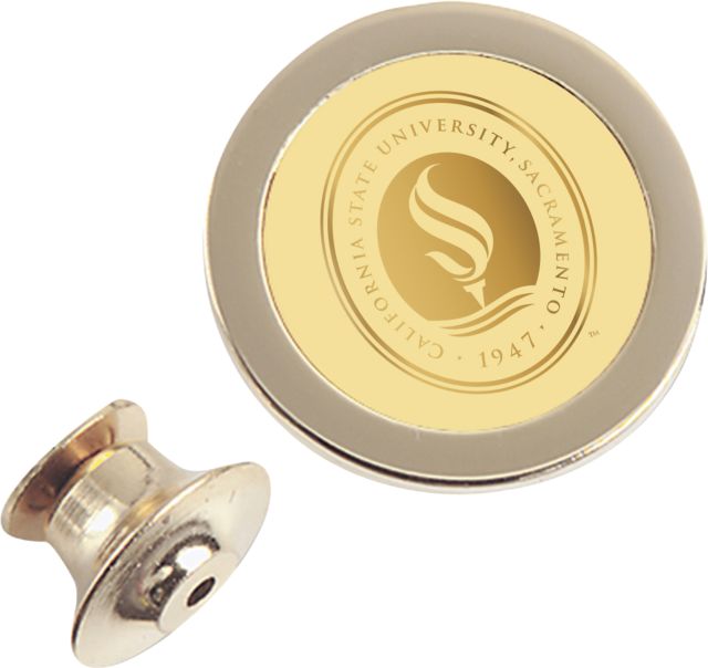Sacramento State 23K Gold Plated Lapel Pin