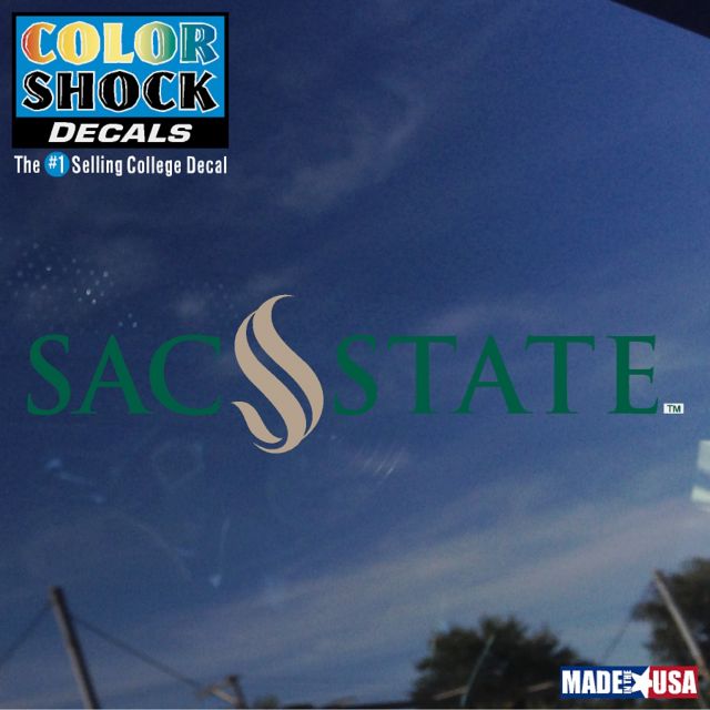 Sacramento State Decal Alternate