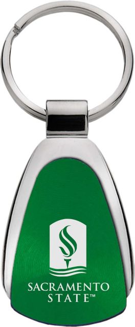 Sacramento State Teardrop Key Tag