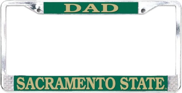 Sacramento State Hornets Dad License Plate Frame