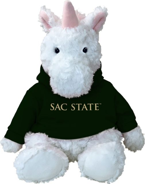 Sacramento State Plush Animal with Hoodie