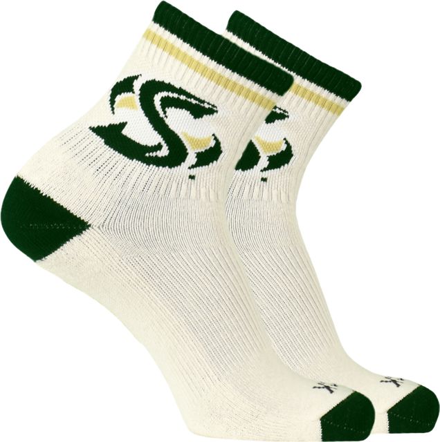 Sacramento State Vintage Quarter Crew Socks