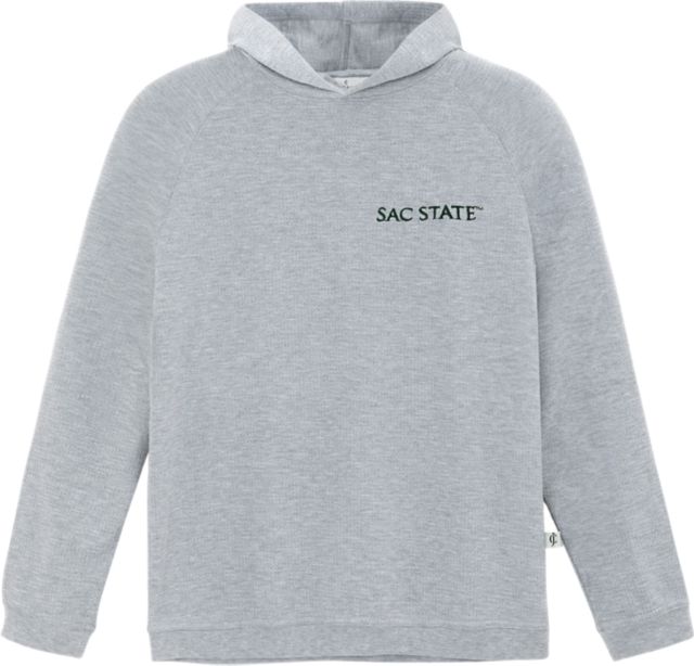 Sacramento State Waffle Hooded Long Sleeve T-Shirt