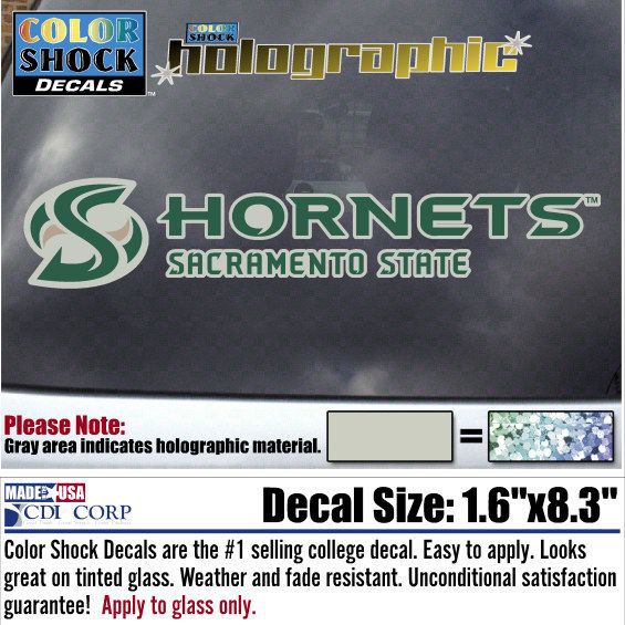 Sacramento State Hologram Decal