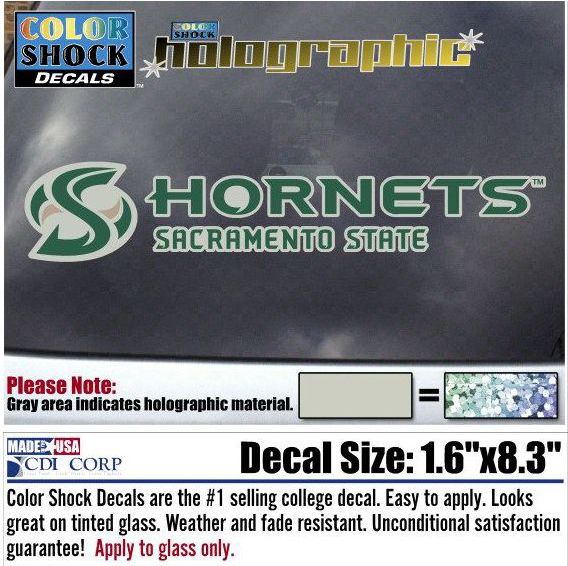 Sacramento State Hornets Hologram Decal