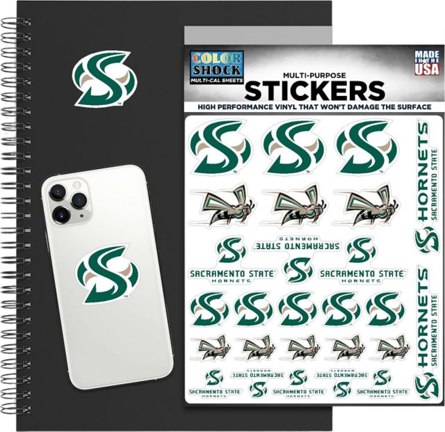 Sacramento State Hornets Sticker Sheet