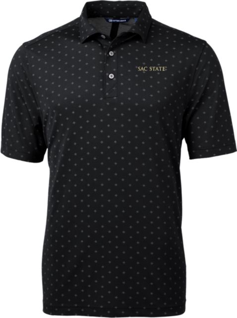 Sacramento State Virtue Eco Pique Tile Print Polo