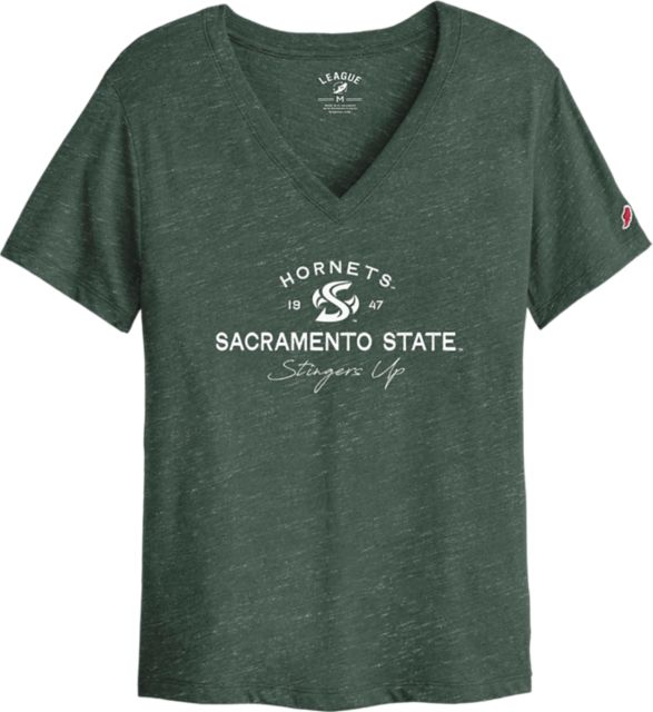 Sacramento State Hornets Women's V-Neck Short Sleeve T-Shirt