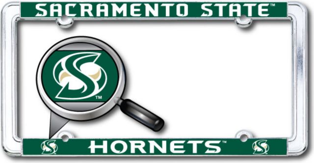 Sacramento State Hornets Thin Dome License Plate Frame
