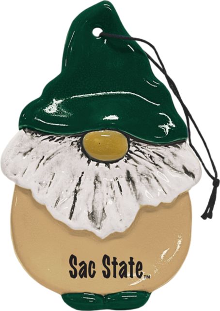 Sacramento State Christmas Gnome Ornament