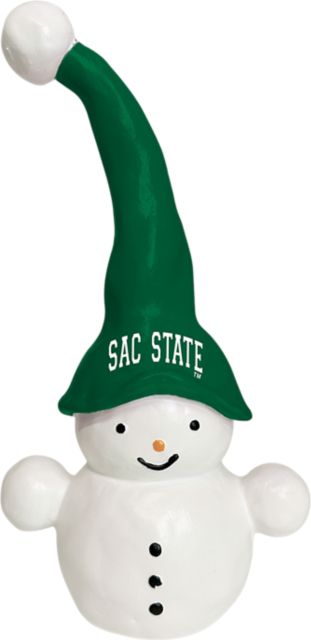 Sacramento State Snowman Ornament