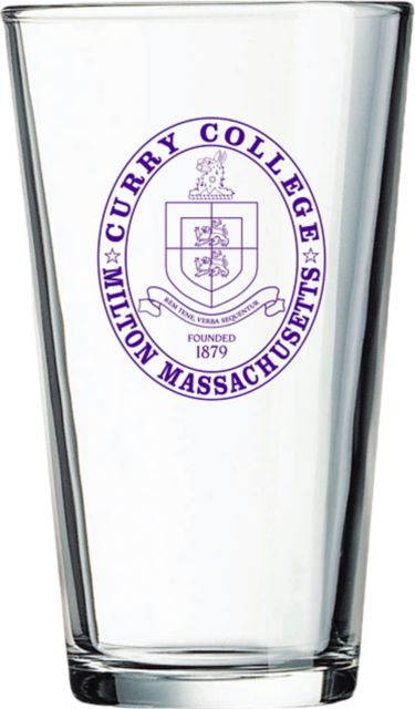 Curry College 16 oz. Drink Glass