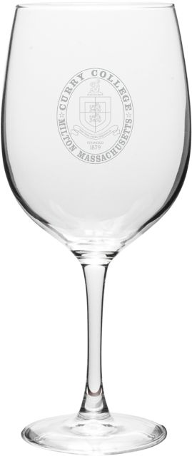 Curry College 19 oz. Wineglass