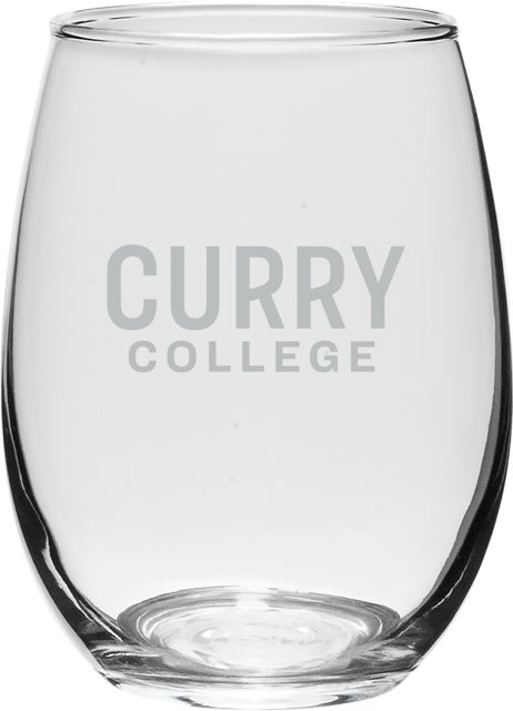 Curry College 21 oz. Wine Glass