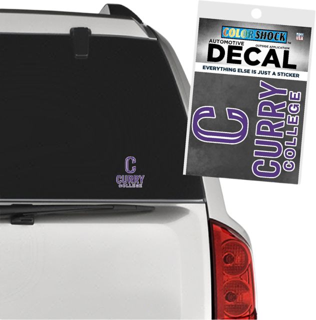 Curry College Decal
