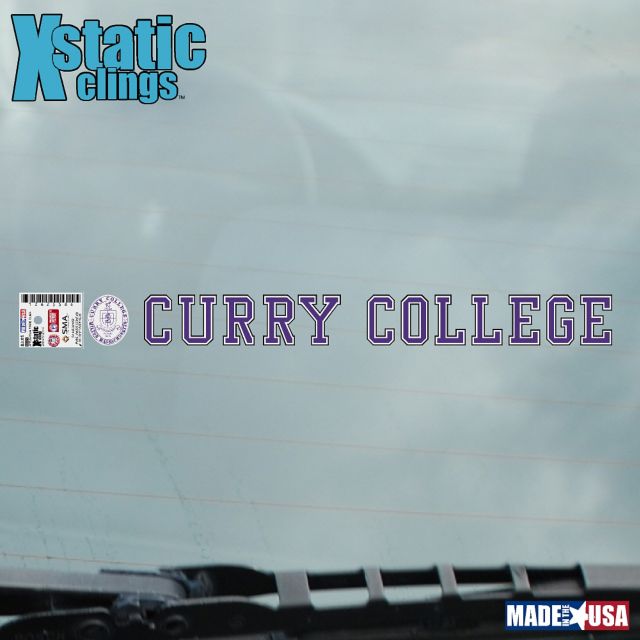 Curry College Strip Decal
