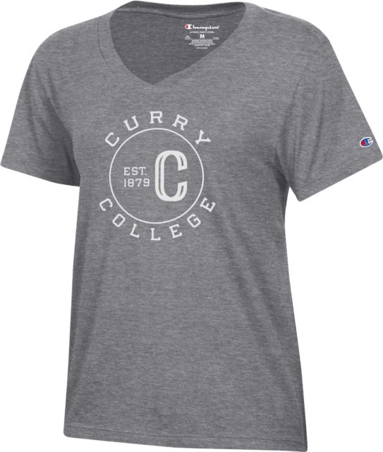 Curry College Colonels Women's V-Neck Short Sleeve T-Shirt