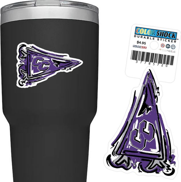Curry College Colonels Durable Sticker