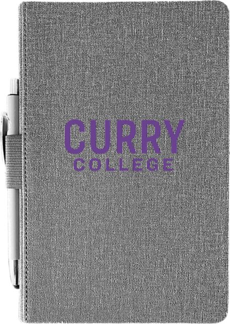 Curry College Journal with Pen