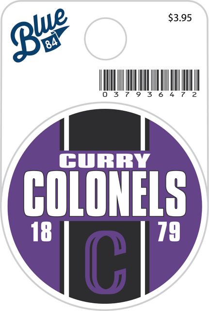 Curry College Colonels Mini Sticker