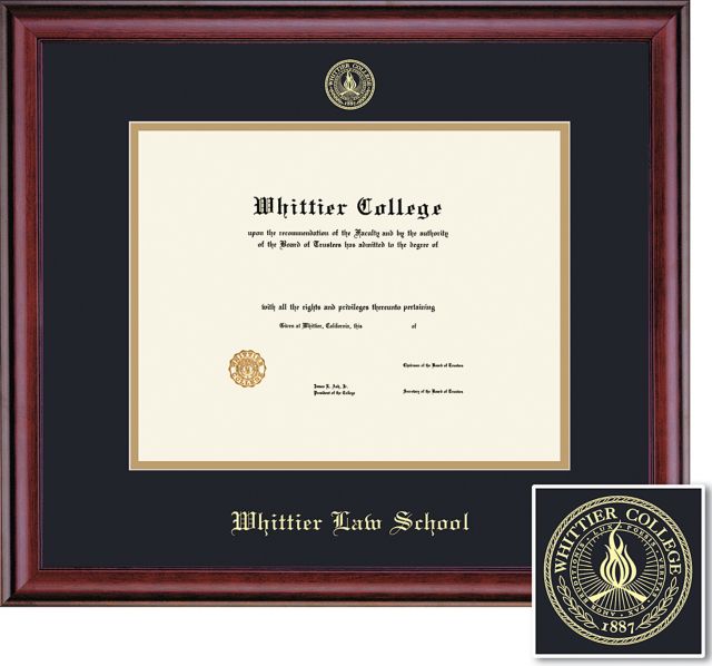 Whittier College 11'' x 14'' Classic Diploma Frame