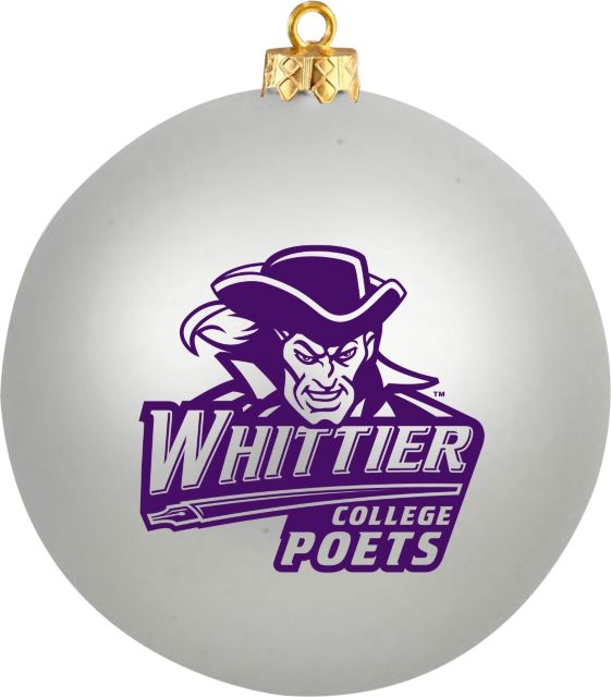 Whittier College Poets Round Shatterproof Ornament