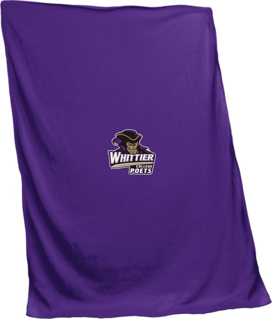 Whittier College 84"x54" Sweatshirt Blanket