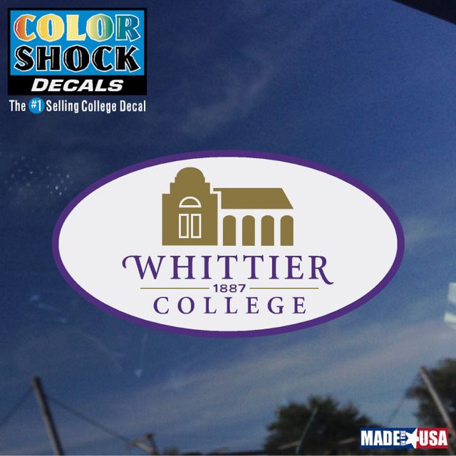 Whittier College Decal
