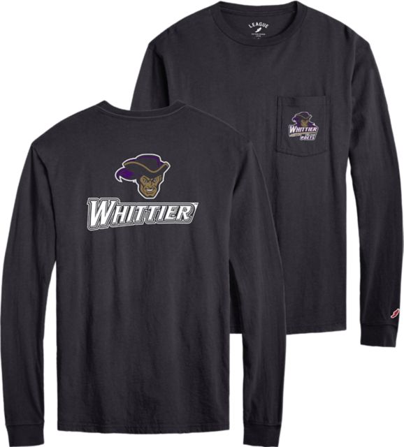 Whittier College Long Sleeve Pocket T-Shirt