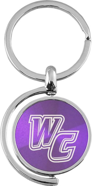 Whittier College Spinner Key Tag