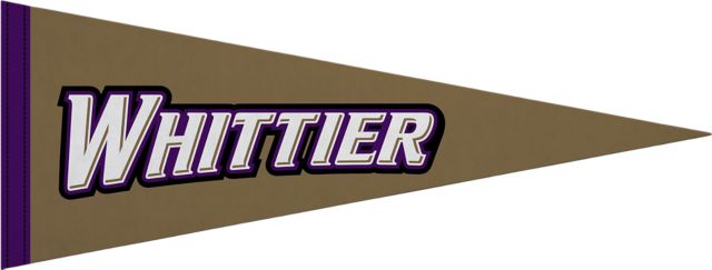 Whittier College 9"X24" Full Color Pennant