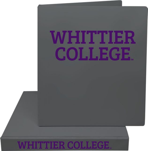 Whittier College 1'' Vinyl Binder