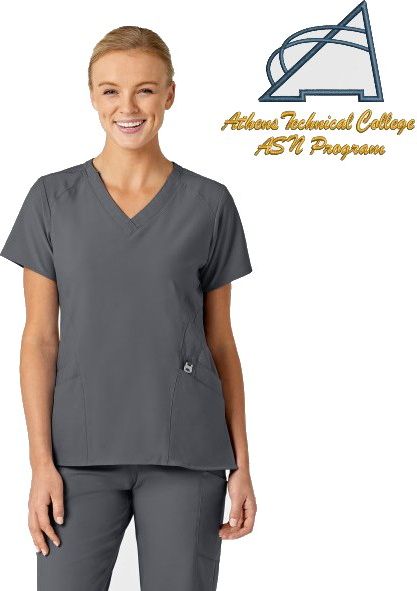 Women's V-Neck Scrub Top