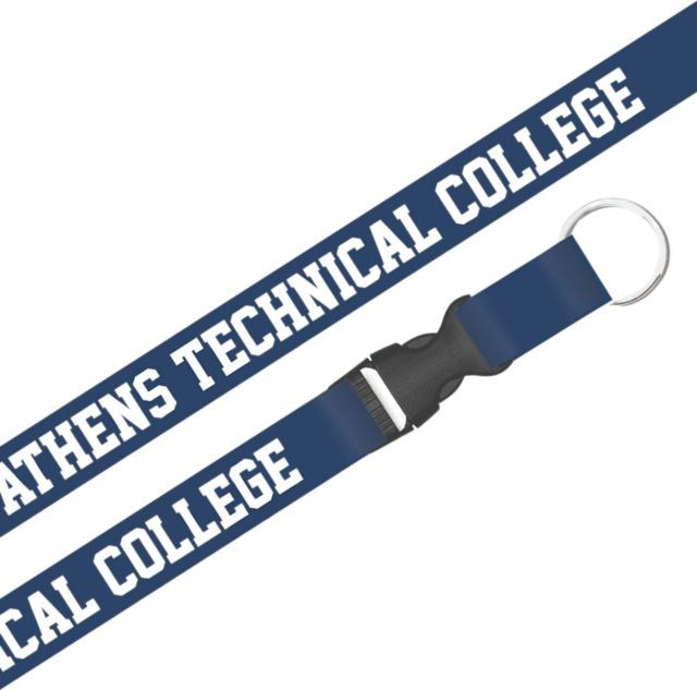 Athens Technical College Lanyard with Buckle