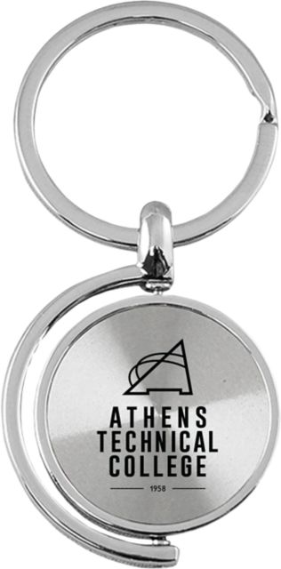 Athens Technical College Spinner Key Tag
