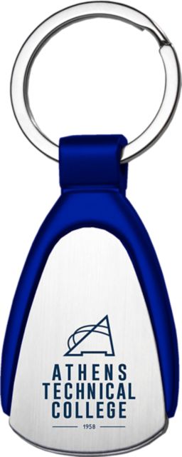 Athens Technical College Tear Drop Key Tag