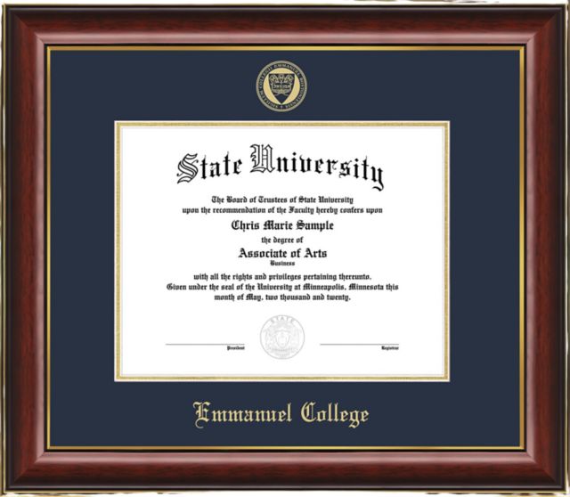 Emmanuel College 8 x 10 Diploma Frame