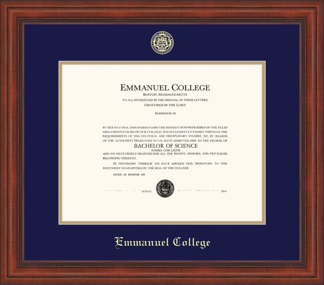 Emmanuel College 8 in. x 10 in. Diploma Frame