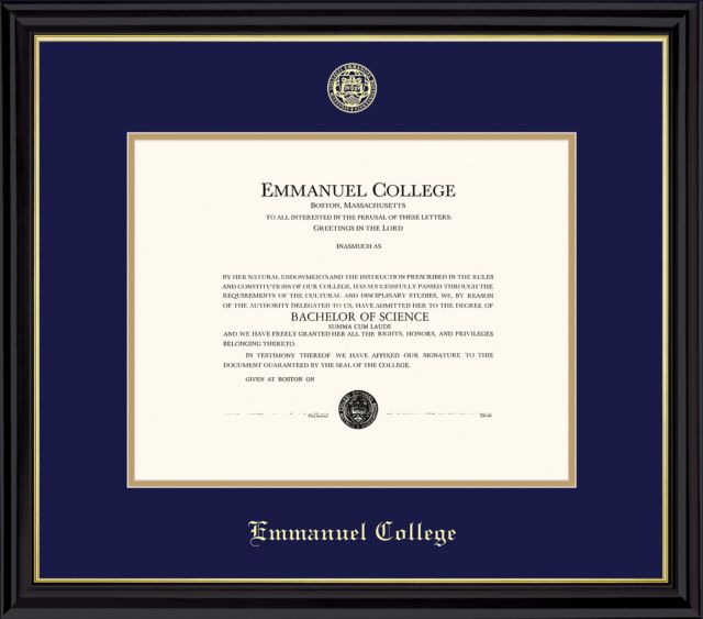 Emmanuel College 8 in. x 10 in. Diploma Frame