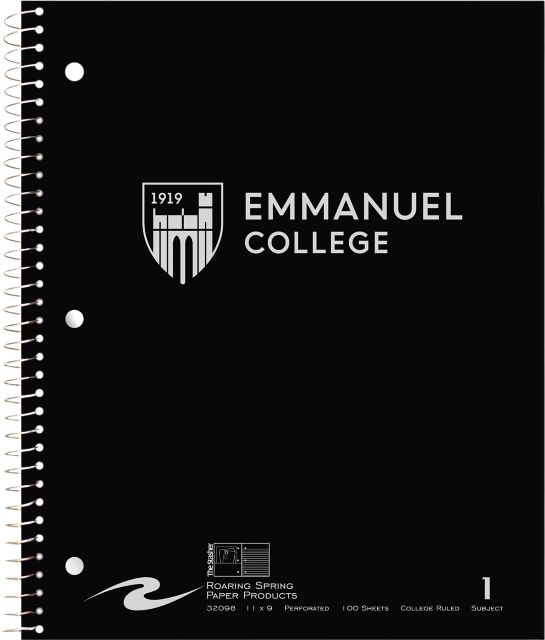 Emmanuel College Notebook 100-Sheet