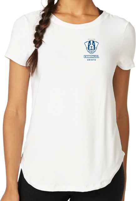 Emmanuel College Beyond Yoga On The Down Low Short Sleeve Tee