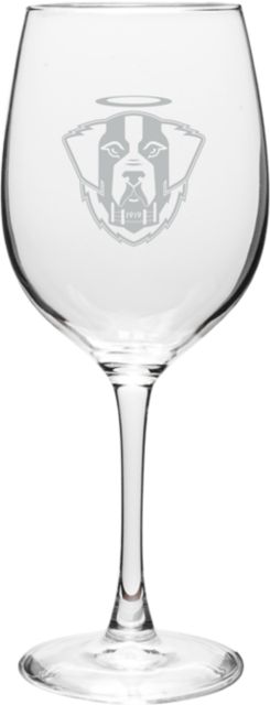 Emmanuel College Saints 16 oz. Wine Glass