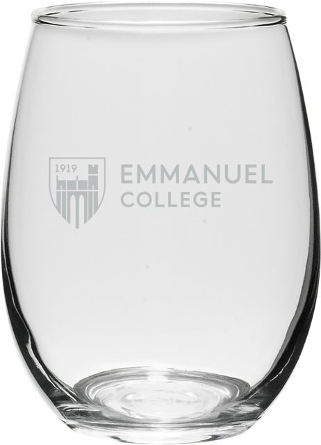 Emmanuel College 21 oz. Wine Glass