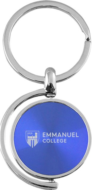 Emmanuel College Spinner Key Tag
