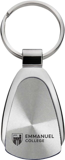Emmanuel College Teardrop Keychain