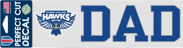 Hilbert College 3'' x 10'' Dad Decal